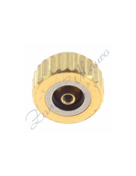 Corona impermeabile SM051 in acciaio dorato D4,0 A2,5 T2,0 P90