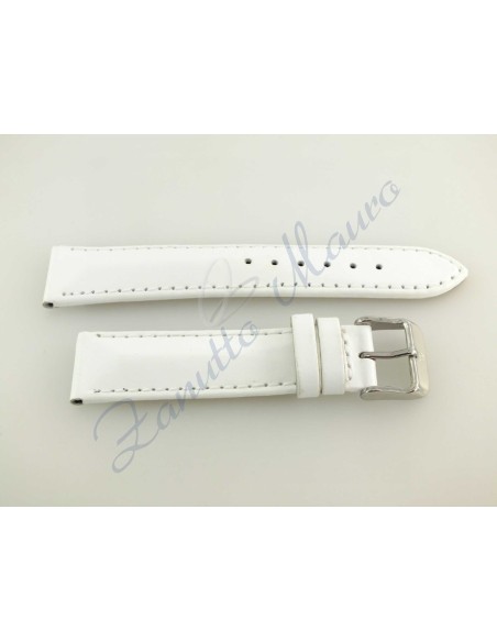 White leather strap, loop 20