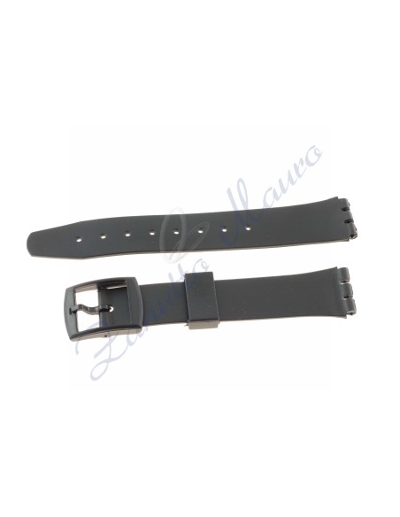 Cinturino JC605 per Swatch ansa 17 mm colore nero