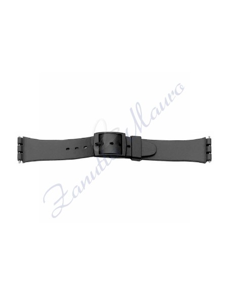 Cinturino PVC 245 per Swatch ansa mm 17 colore nero