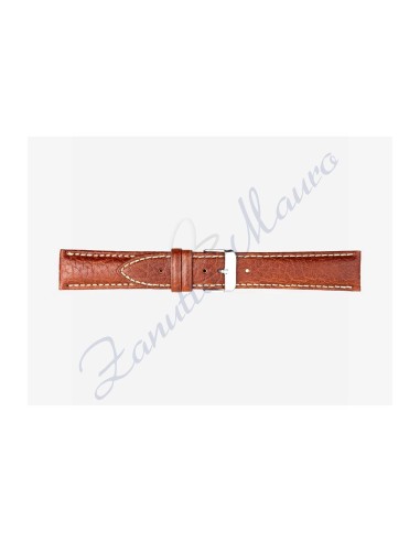 421 bull-pattern leather 20x18 gold brown strap