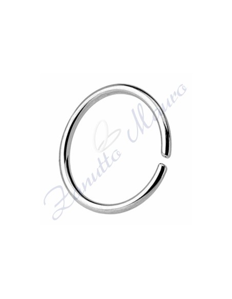 Anello Septun basic filo mm 0,6 diametro mm 6 in acciaio 361L