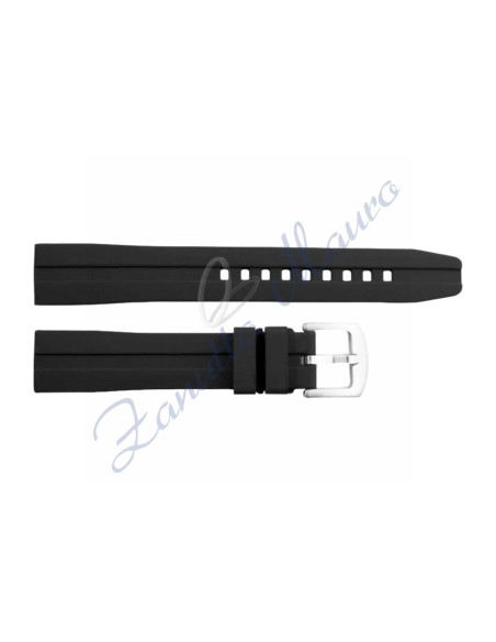 Cinturino JD804XL in silicone soft touch ansa mm 18 colore nero