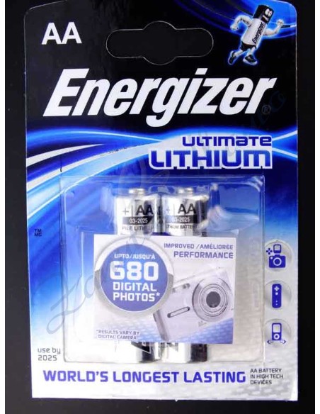 Pila Energizer Stilo - AA - bl 2 pezzi Ultimate Litio