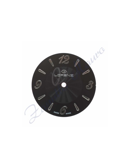 Quadrante Lorenz diametro mm 24,2 colore nero referenza 026615CC/011