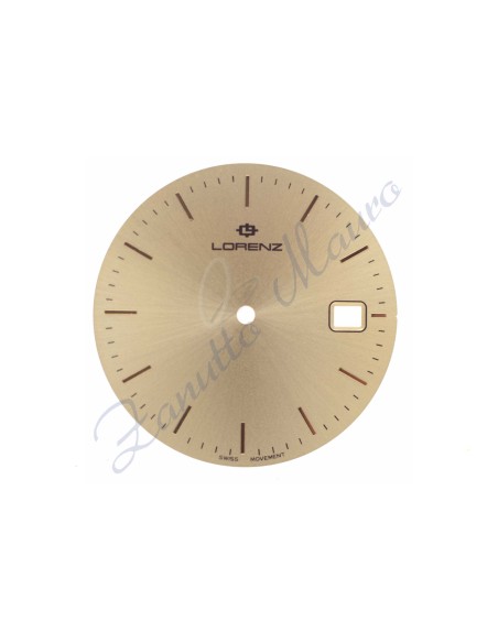 Quadrante Lorenz diametro mm 30,45 colore champagne ref. 017634CQ/011