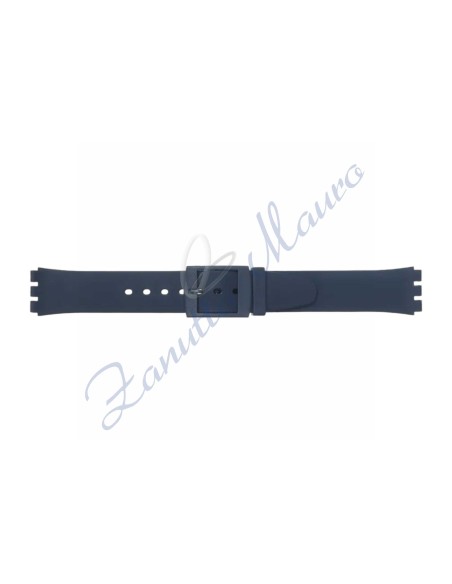 Cinturino PVC 245/SK per Swatch Skin ansa mm 17 colore blu