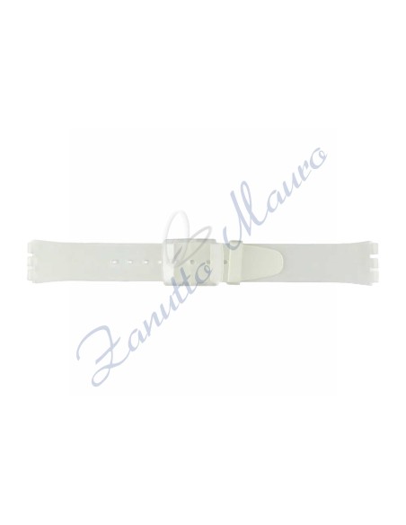 Cinturino PVC 245/SK per Swatch Skin ansa mm 17 colore trasparente