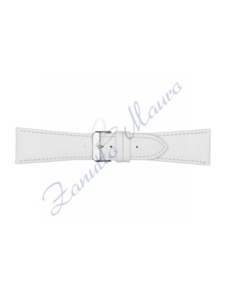 White leather strap 644 loop 24