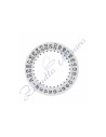 White date disc with black numbers for Rolex 3135 replacement 16200